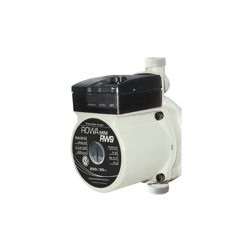 ROWA EQUIPO PRESURIZADOR MINI RW9 0.13HP1800L/H