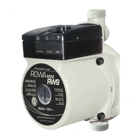 ROWA EQUIPO PRESURIZADOR MINI RW9 0.13HP1800L/H