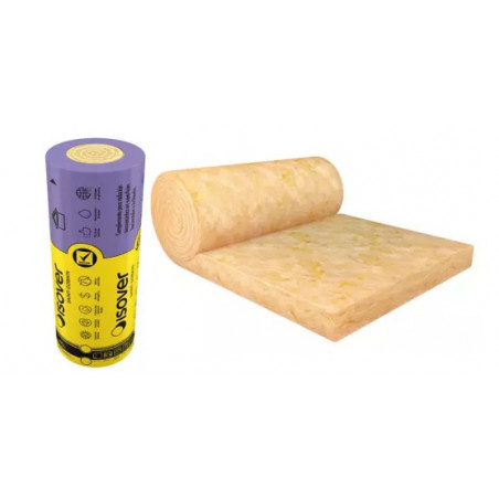 Lana de vidrio ISOVER Fieltro Liviano HR (1.20x9mt) 100mm 10.8m2