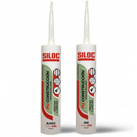 "SILOC" POLIURETANICO CONSTRUCCION BLANCO x 400gr
