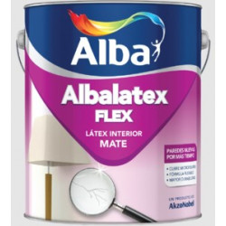 LATEX ALBALATEX FLEX INTERIOR BLANCO X 4L ALBA