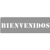 STENCIL CHICO 4.5X24 BIENVENIDOS MOD 718 -EXCELENCIA QUIMICA-