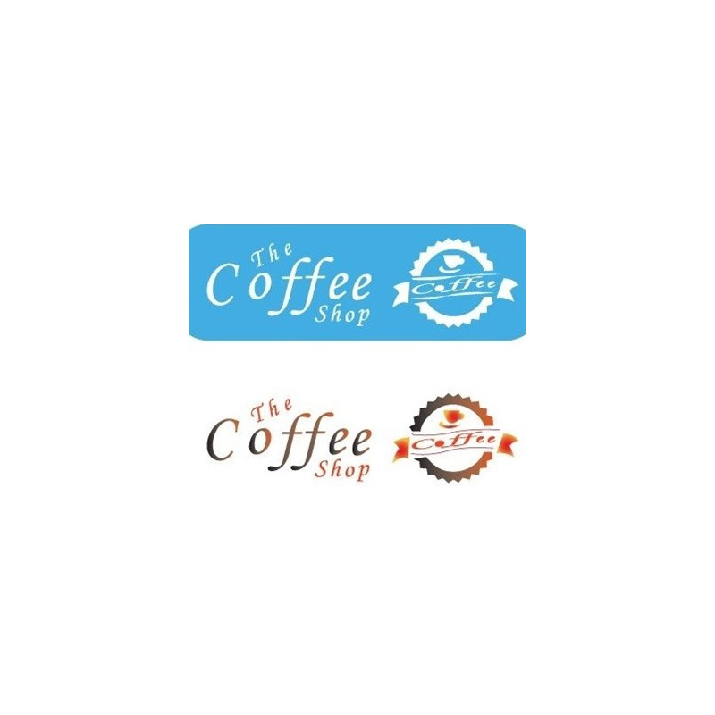 STENCIL MINI "COFFE" 4.5X17 MOD 302 -EXCELENCIA QUIMICA-