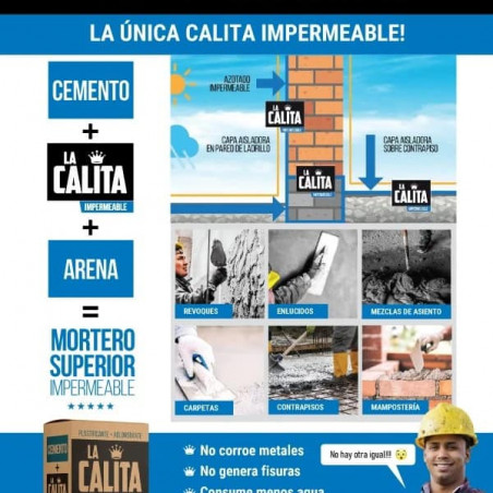 CAL "LA CALITA" IMPERMEABLE 600gr -FLOWNER-