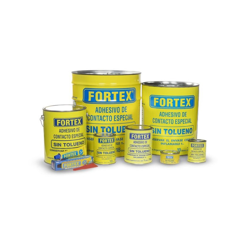 CEMENTO DE CONTACTO X 4 LT. SIN TOLUENO -FORTEX-