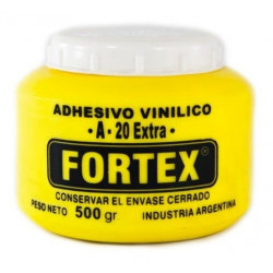 COLA SINTETICA "FORTEX" A-20 X 1/2 KG -FORTEX-