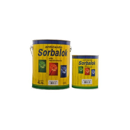 FONDO ANTIOXIDO GRIS x 4 LITROS  "SORBALOK"