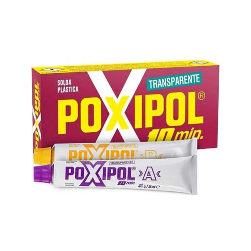 POXIPOL TRANSPARENTE 10 MIN. X 70ML -AKAPOL-