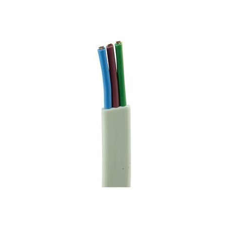 CABLE VAINA CHATA 3 X 2.50MM2 GRIS PERLA