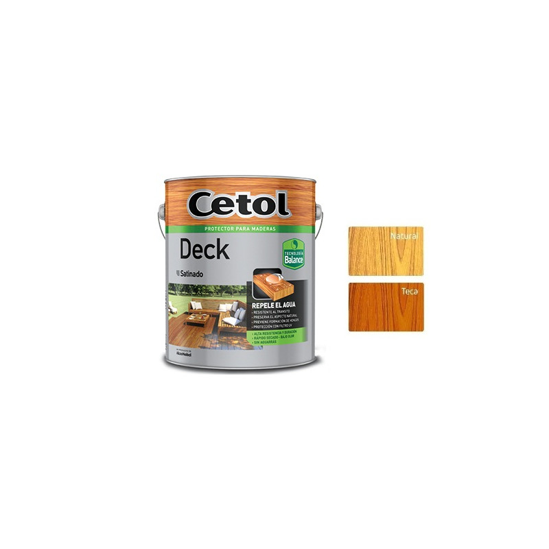 CETOL DECK AL AGUA NATURAL X 1LT LINEA BALANCE