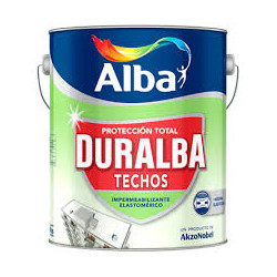 LATEX DURALBA ACRILICO EXTERIOR BLANCO X 1 ALBA.