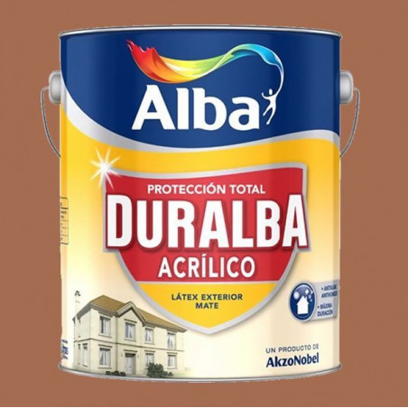 LATEX DURALBA ACRILICO EXTERIOR TEJA X 20 L ALBA