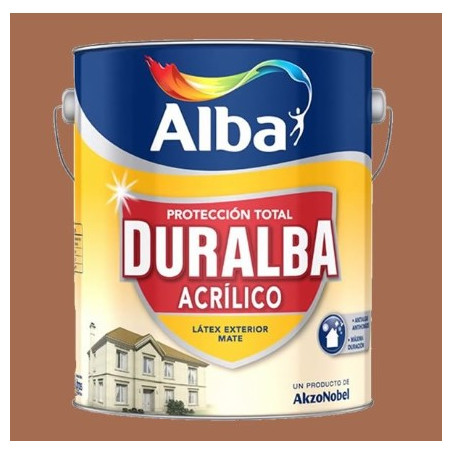 LATEX DURALBA ACRILICO EXTERIOR TEJA X 1 L ALBA