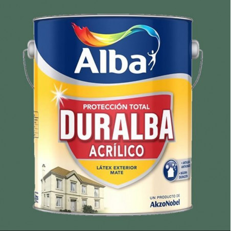 LATEX DURALBA ACRILICO EXTERIOR VERDE TENIS X 20 L ALBA