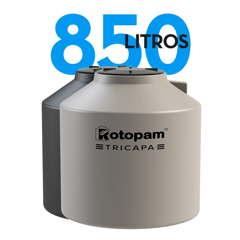 "ROTOPAM" TANQUE TRICAPA 850LTS (1.10 ø x 1.17)