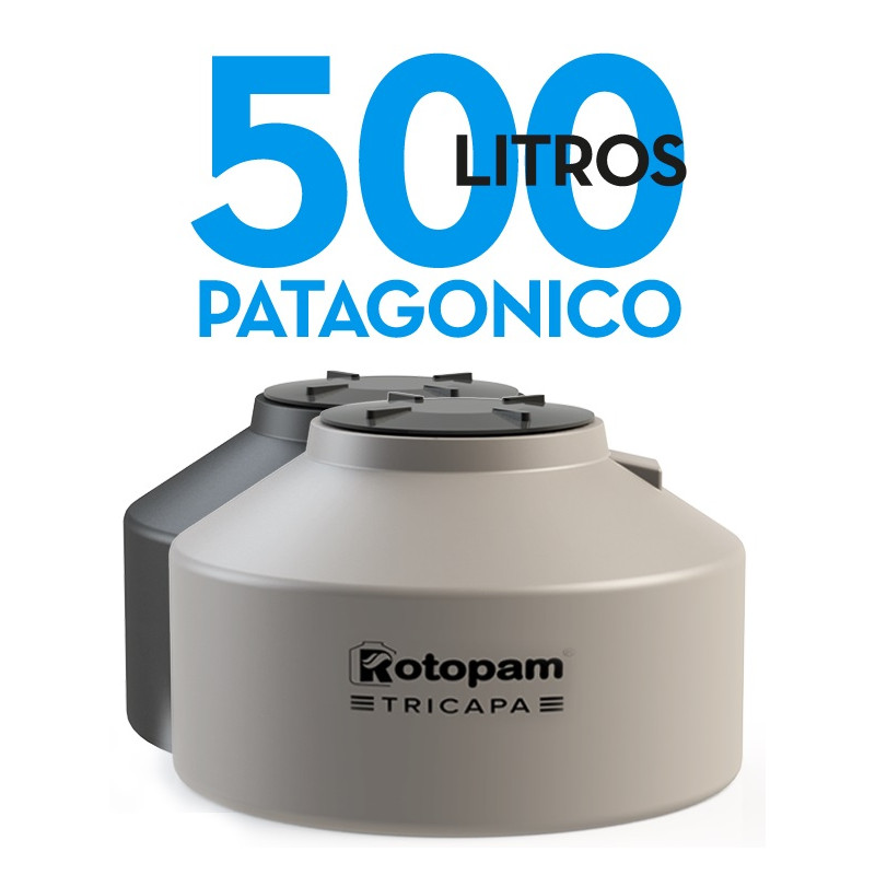 "ROTOPAM" TANQUE PATAGONICO TRICAPA 500LTS (1.05 ø x 0.75)