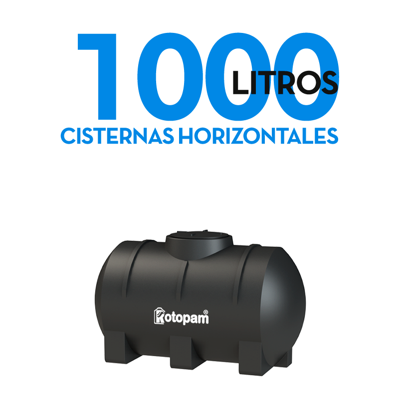 "ROTOPAM" TANQUE CISTERNA HORIZONTAL 1000LTS