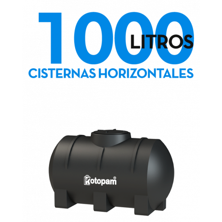 "ROTOPAM" TANQUE CISTERNA HORIZONTAL 1000LTS