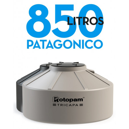 "ROTOPAM" TANQUE PATAGONICO BICAPA 850LTS (1.40 ø x 0.70)