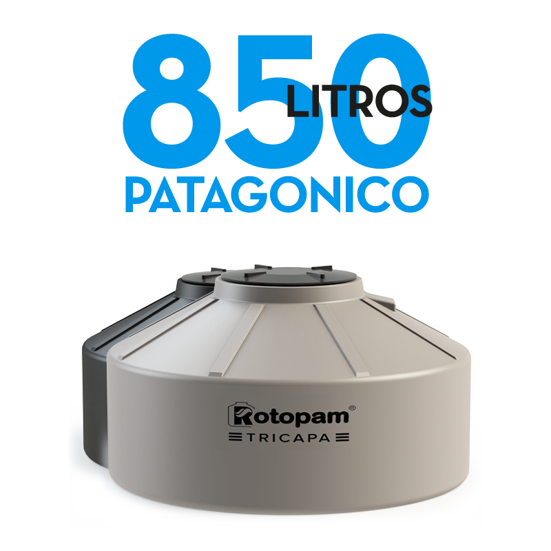 "ROTOPAM" TANQUE PATAGONICO TRICAPA 850LTS (1.40 ø x 0.70)