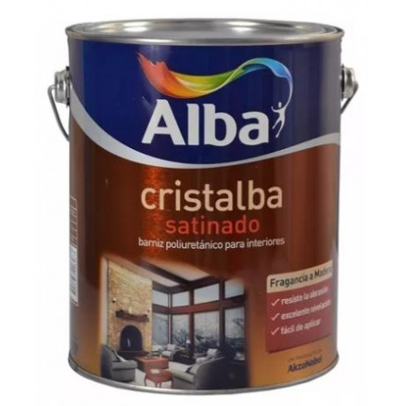 BARNIZ SINTETICO SATINADO CRISTALBA X 4 L