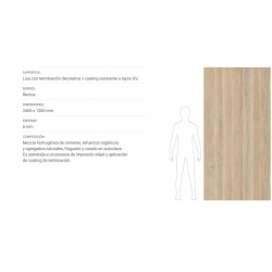 "DURLOCK" SIMPLISIMA 1.20x2.40M - MADERA VETEADA SOFT