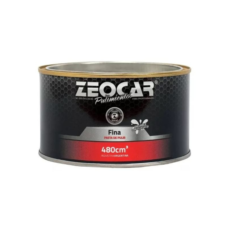 "ZEOCAR" PASTA PULIR FINA X 480