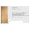 "OBLAK" PUERTA PLACA PRACTIKA LENGA SC MM E 80/10 D