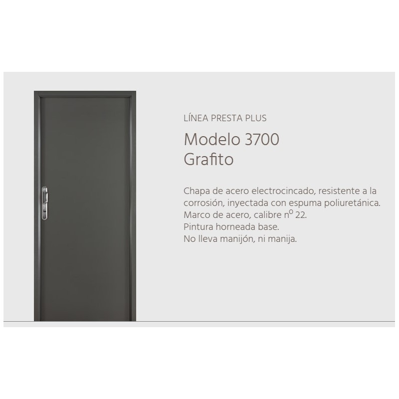 ACERO L.PRESTA INYECTADA MOD.3700G 080X200 D