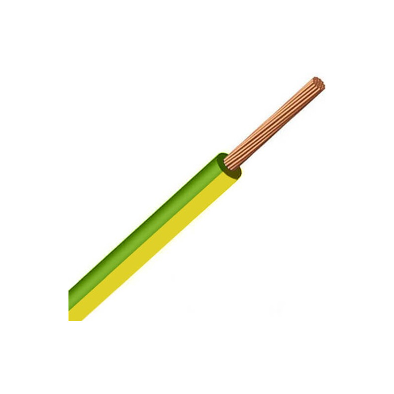 CABLE UNIPOLAR 2.50MM2 - VERDE Y AMARILLO "CADEMSA"