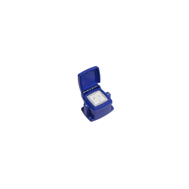 PROD.ELECTRIC CJ.CAPSULADA ARMADA 16 EXT.1 TOMA AZUL