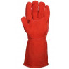 GUANTE AMERICANO P/SOLDADOR ROJO FORRADO T10