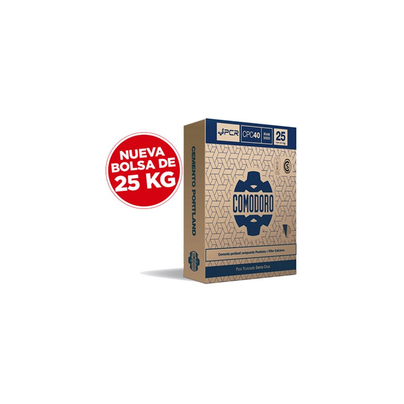 CEMENTO COMODORO CPC40 x 25 kilos. PCR