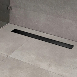 ATRIM AQUA - DESAGUE LINEAL CLASICO 70x7x7cm - NEGRO MATE