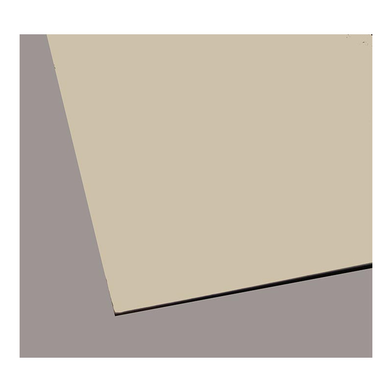 CHAPA LISA PREPINTADA BLANCA Nº 25 (0.50mm) 1.22X2.44mts.