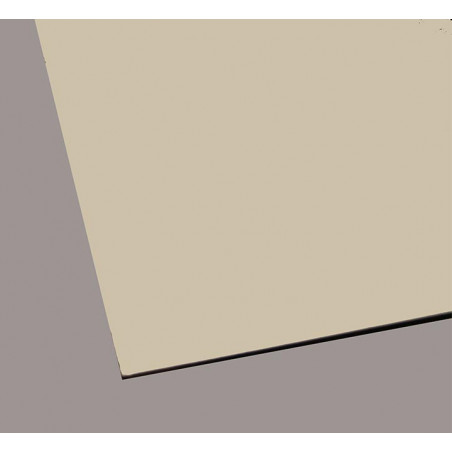 CHAPA LISA PREPINTADA BLANCA Nº 25 (0.50mm) 1.22X2.44mts.