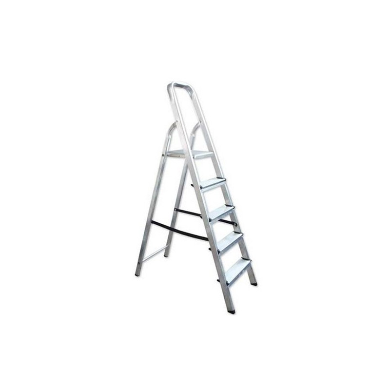 ESCALERAS FAMILIAR DE ALUMINIO 5 ESCALONES 1.06M EF0305  "FMT"