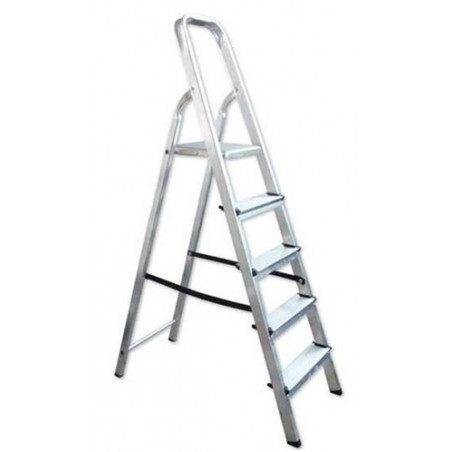 ESCALERAS FAMILIAR DE ALUMINIO 5 ESCALONES 1.06M EF0305  "FMT"