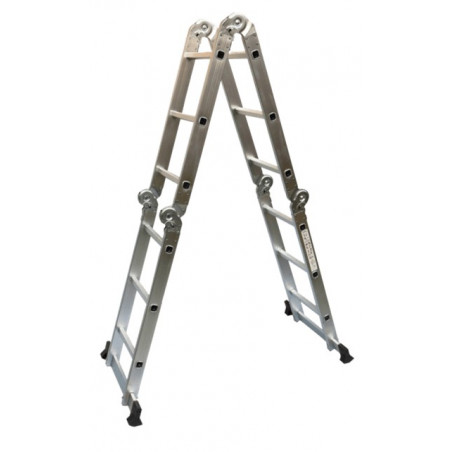 ESCALERA ARTICULADA DE ALUMINIO 112 4X3 3.37M 150KG  "FMT"