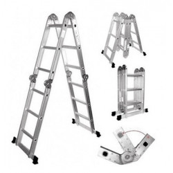 ESCALERA ARTICULADA DE ALUMINIO 112 4X3 3.37M 150KG  "FMT"