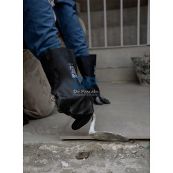 "DE PASCALE" GUANTE LATEX INDUSTRIAL T:L NEGRO