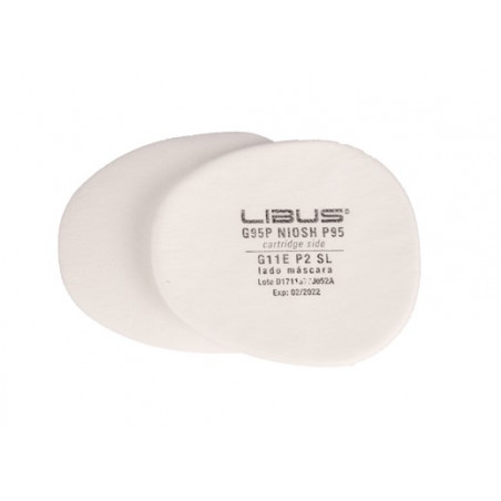 "LIGLU" SEGURIDAD.IND. PROTECCION RESPIRATOR. FILTRO P95 P/CARTUCH.