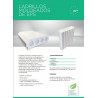 LADRILLO TELGOPOR MOLDEADO para losa con viguetas 12cm.x42cm.x1.00mt.