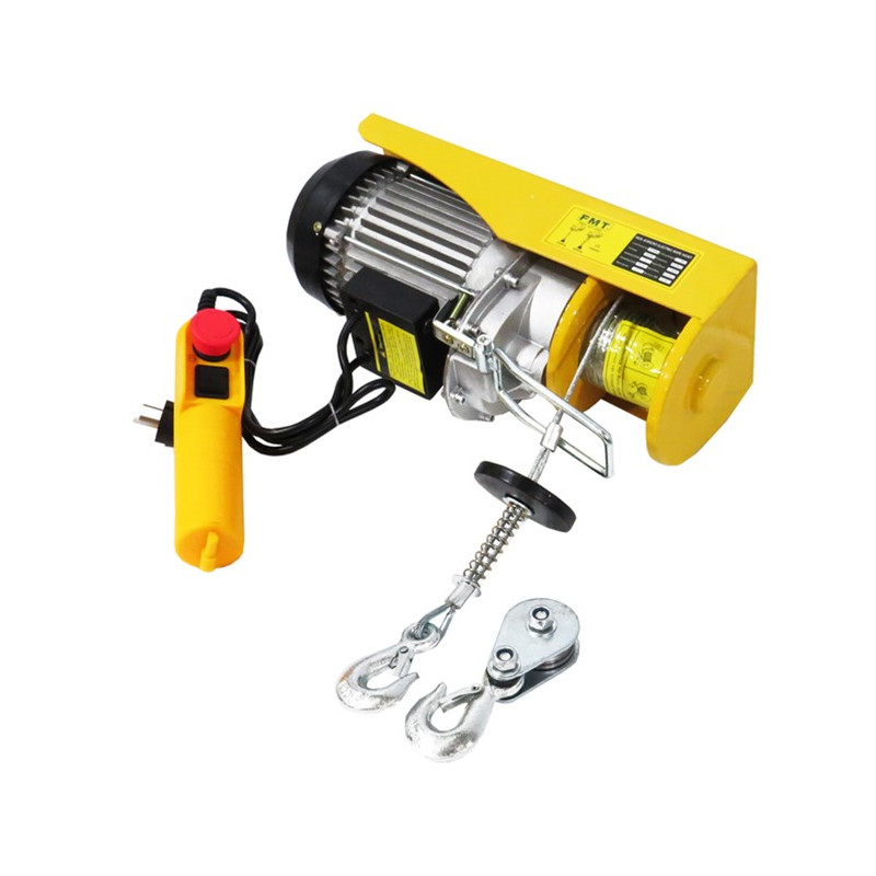 APAREJO ELECTRICO 500KG. 1 FASE 6MTS.GANCHO DOBLE, 12MTS.  "FMT"