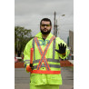 "DE PASCALE" TRAJE FLUOR PREMIUM P/LLUVIA C/REFLEC T: XXL
