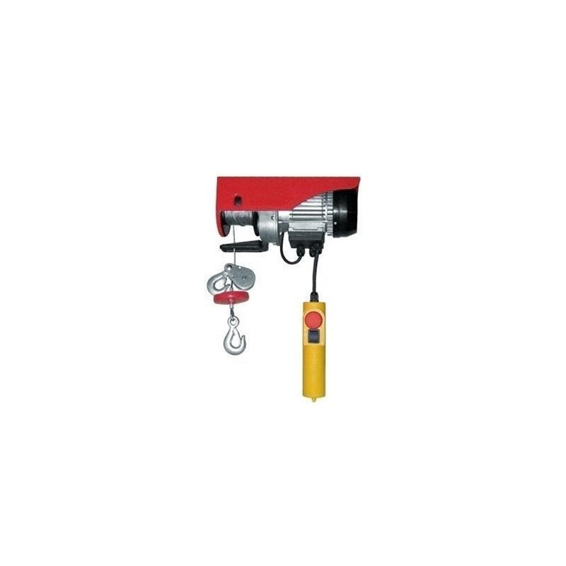 APAREJO ELECTRICO 1000KG. 1 FASE 6MTS.GANCHO DOBLE, 12 mts  "FMT"