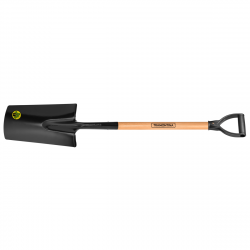 PALA MEDIA LUNA MANGO DE MADERA 71cm.