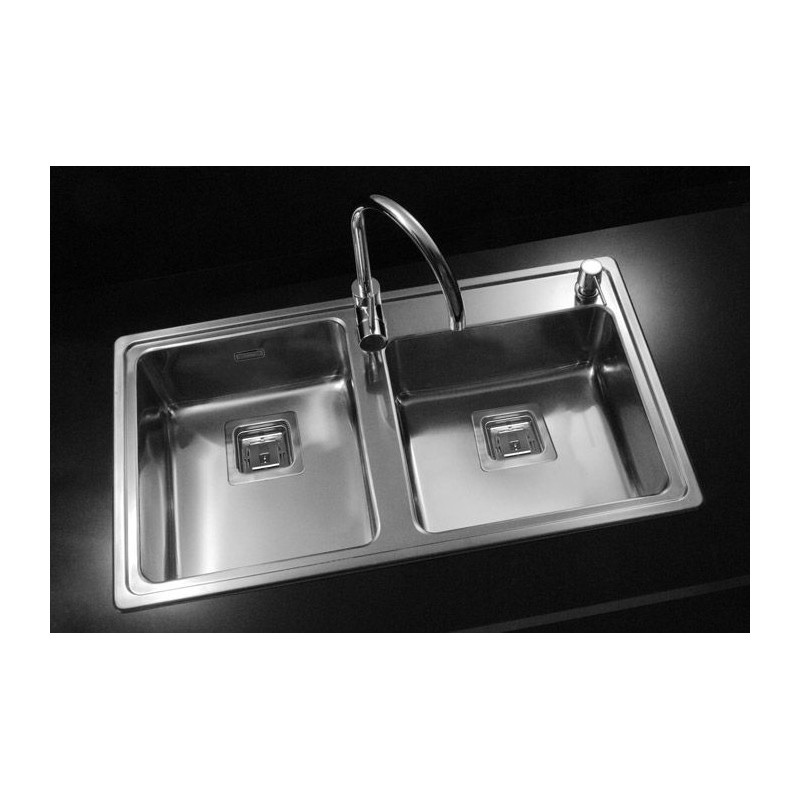 "JOHNSON" PILETA DOBLE 304 - Q 085 A (85.5x48.2x17.5)