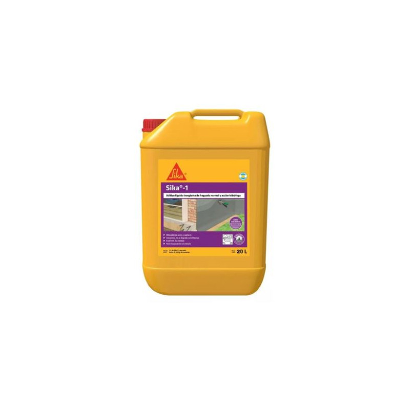 HIDROFUGOS SIKA 1 "BIDON" X 20L -SIKA-