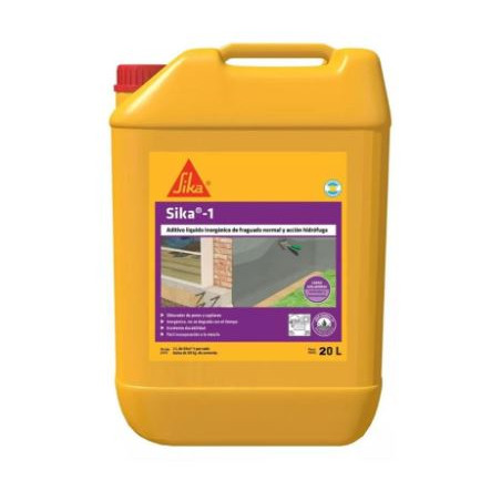 HIDROFUGOS SIKA 1 "BIDON" X 20L -SIKA-